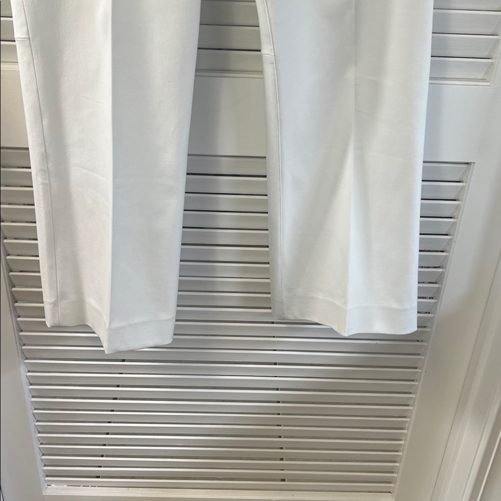 SPANX White Ankle Cropped Dress Pants - Picture 3 of 4